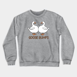 Funny Cartoon Goose Bumps Crewneck Sweatshirt